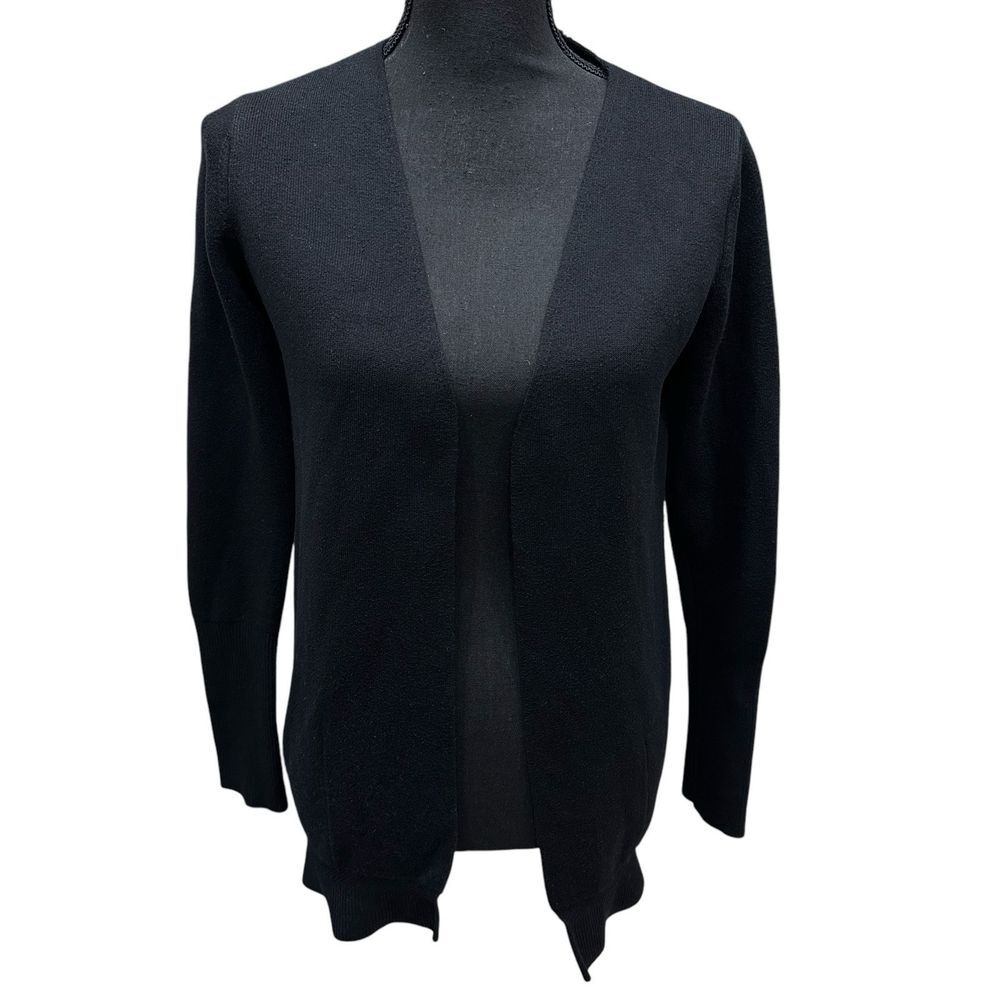 Lululemon City‎ Street Cardigan Black Open Front Women's Size Small
